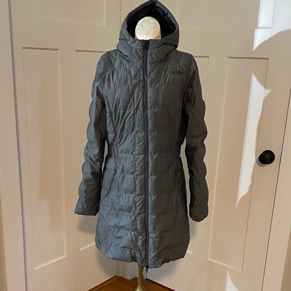 The North Face hooded Gotham parka down jacket grey Womens medium